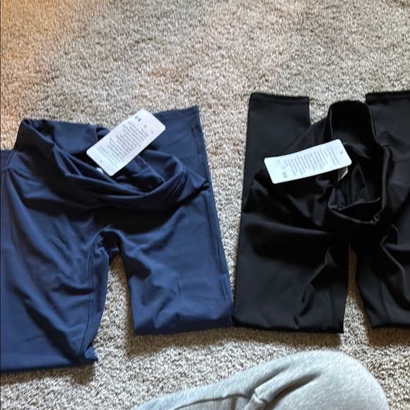 Pants - Black and Blue Leggings